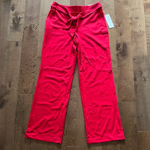 Cooper & Ella Women's Tango Red Wide Leg Pant, Size M - NWT - Picture 1 of 14